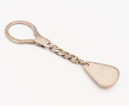 925 Sterling Silver  Vintage Religious Mother Marry & Jesus Keychain  TR3591