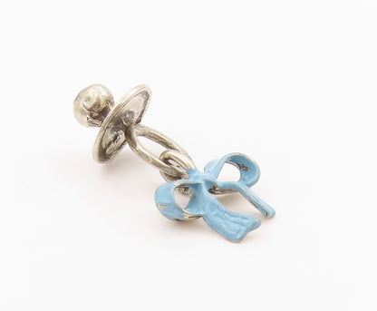 925 Sterling Silver Vintage Pendant Solid Newborn Baby Shower Charm   PT24990