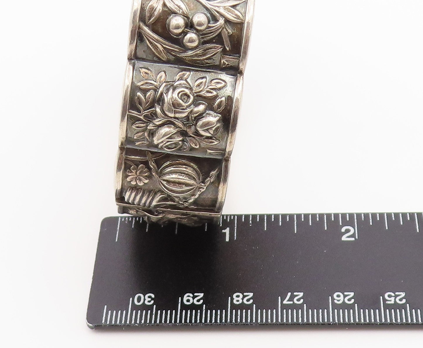 925 Sterling Silver Vintage Bracelet SAFIR Portuguese Seasons Of Life  BT12156