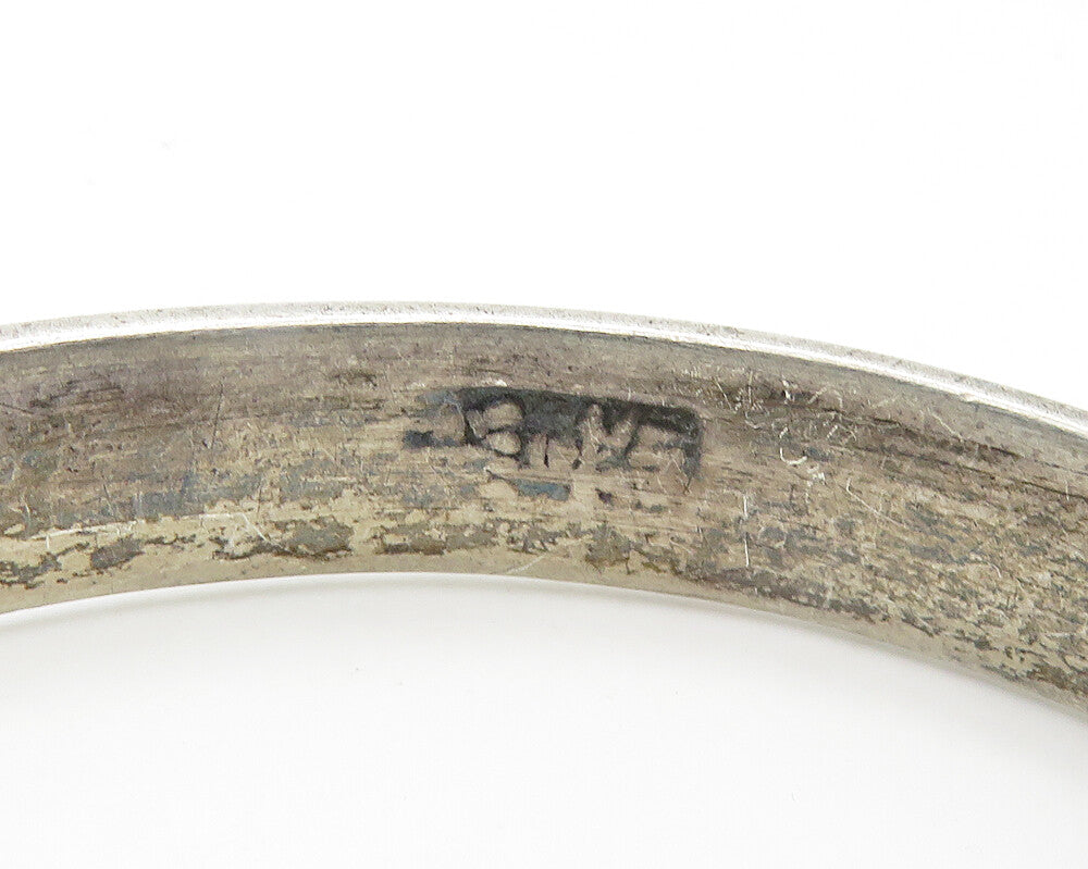 CHINESE EXPORT 925 Sterling Silver Vintage Antique Cuff Bracelet  BT7739