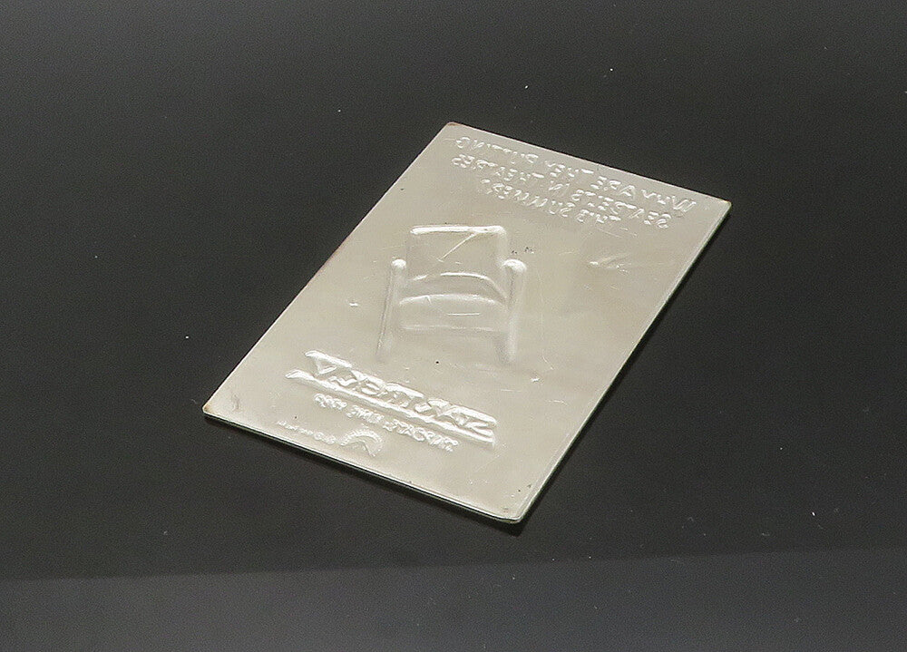 925 Sterling Silver  Vintage Star Trek 1989 Collection Card  TR3083