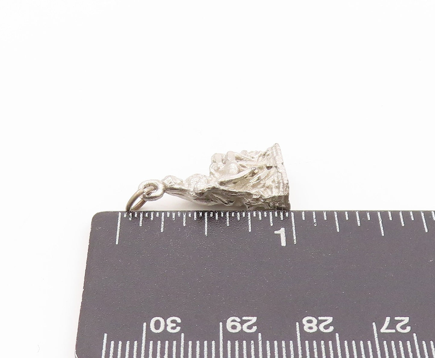 925 Sterling Silver Vintage Pendant Religious Mother Mary & Jesus Charm  PT24113
