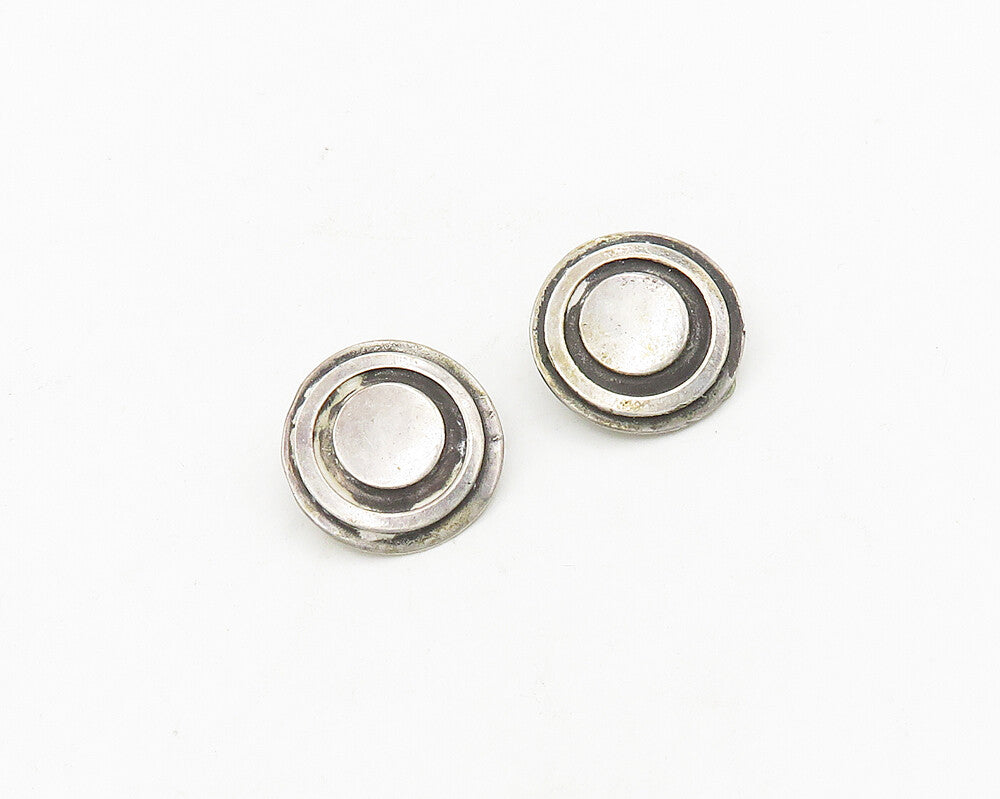 925 Sterling Silver Vintage Non Pierce Clip on Earrings EG9402