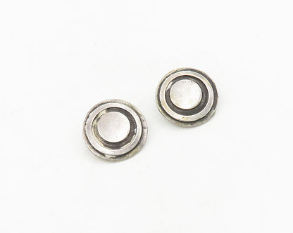 925 Sterling Silver Vintage Non Pierce Clip on Earrings EG9402