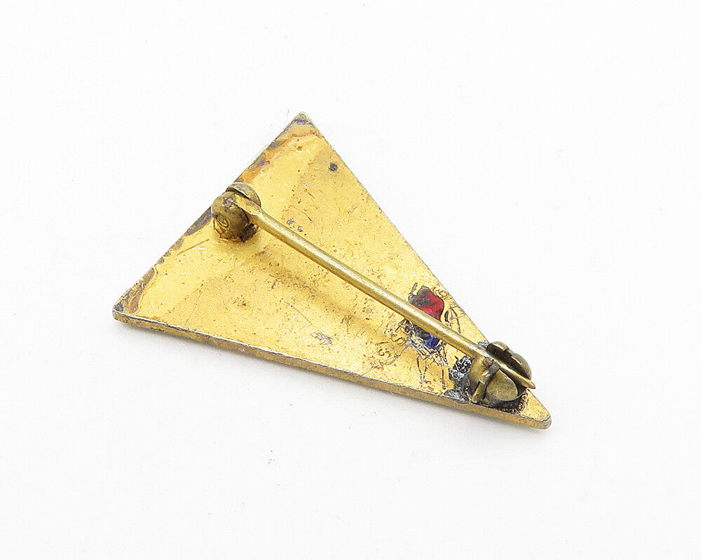 925 Sterling Silver  Vintage Englewood Hospital Volunteer Brooch Pin  BP4199