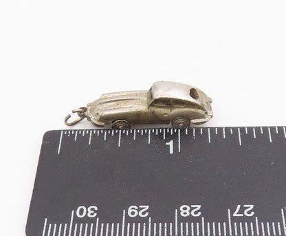 925 Sterling Silver Vintage Pendant Classic Retro Roadster Car Charm  PT25659