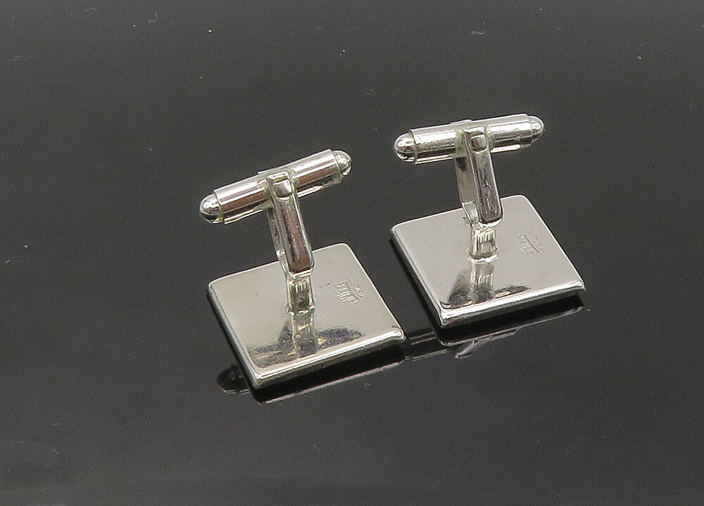 AMITA 925 Sterling Silver  Vintage Pagoda Mountain Scene Cufflinks  TR2933