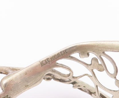 925 Sterling Silver Vintage Bracelet KIT HEATH Designer Twisted Cuff  BT10383