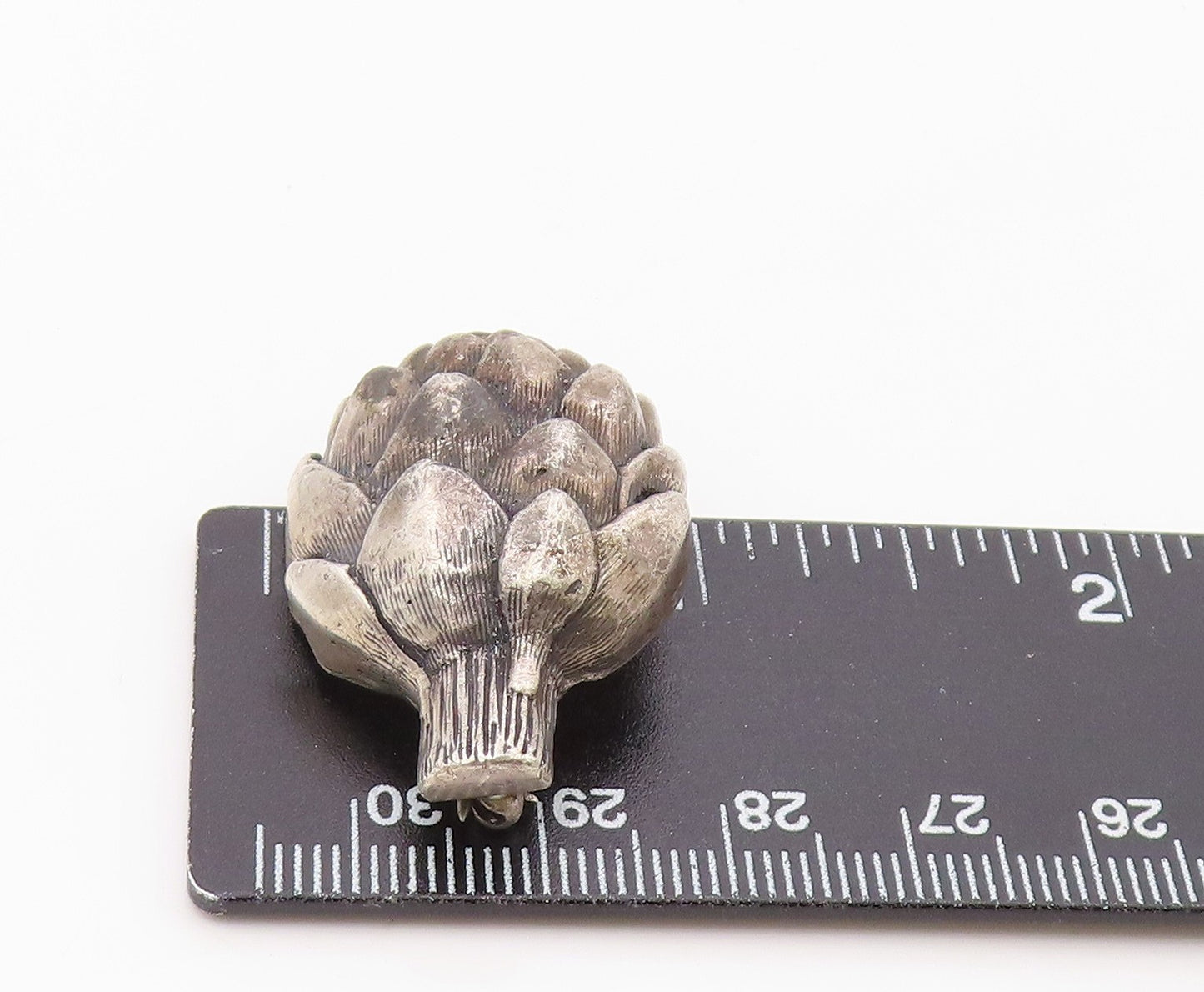 925 Sterling Silver Vintage Brooch Pin BREAKELL  Artichoke Sculpture  BP12542