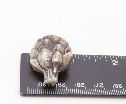 925 Sterling Silver Vintage Brooch Pin BREAKELL  Artichoke Sculpture  BP12542