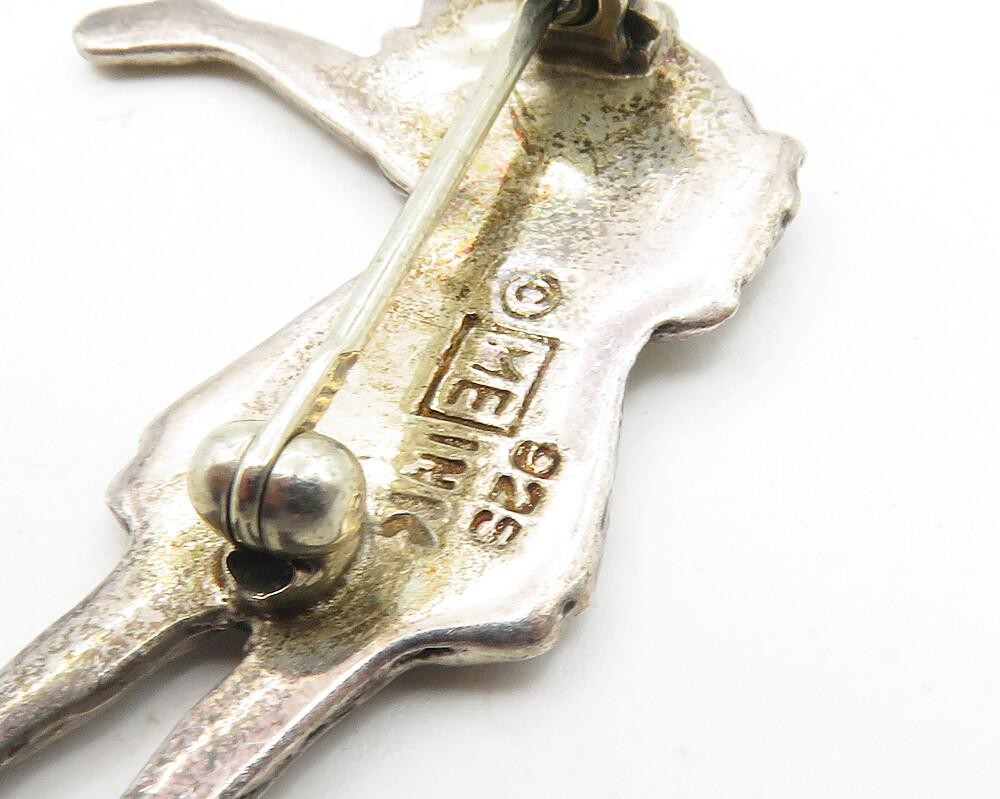 925 Sterling Silver  Vintage Shiny Mary Engelbreit Character Brooch Pin BP4084