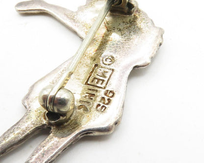 925 Sterling Silver  Vintage Shiny Mary Engelbreit Character Brooch Pin BP4084