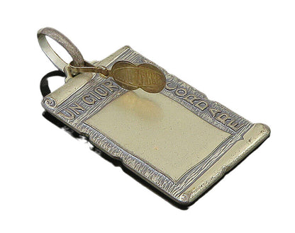 UNOAERRE 925 Sterling Silver Vintage A Day To Remember Scroll Pendant PT19862