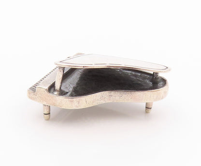 925 Sterling Silver Vintage Paper Weight Cutout 3D Grand Piano  TR3926