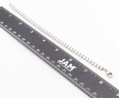 925 Sterling Silver  Shiny Prong Set Cubic Zirconia Tennis Bracelet  BT4250