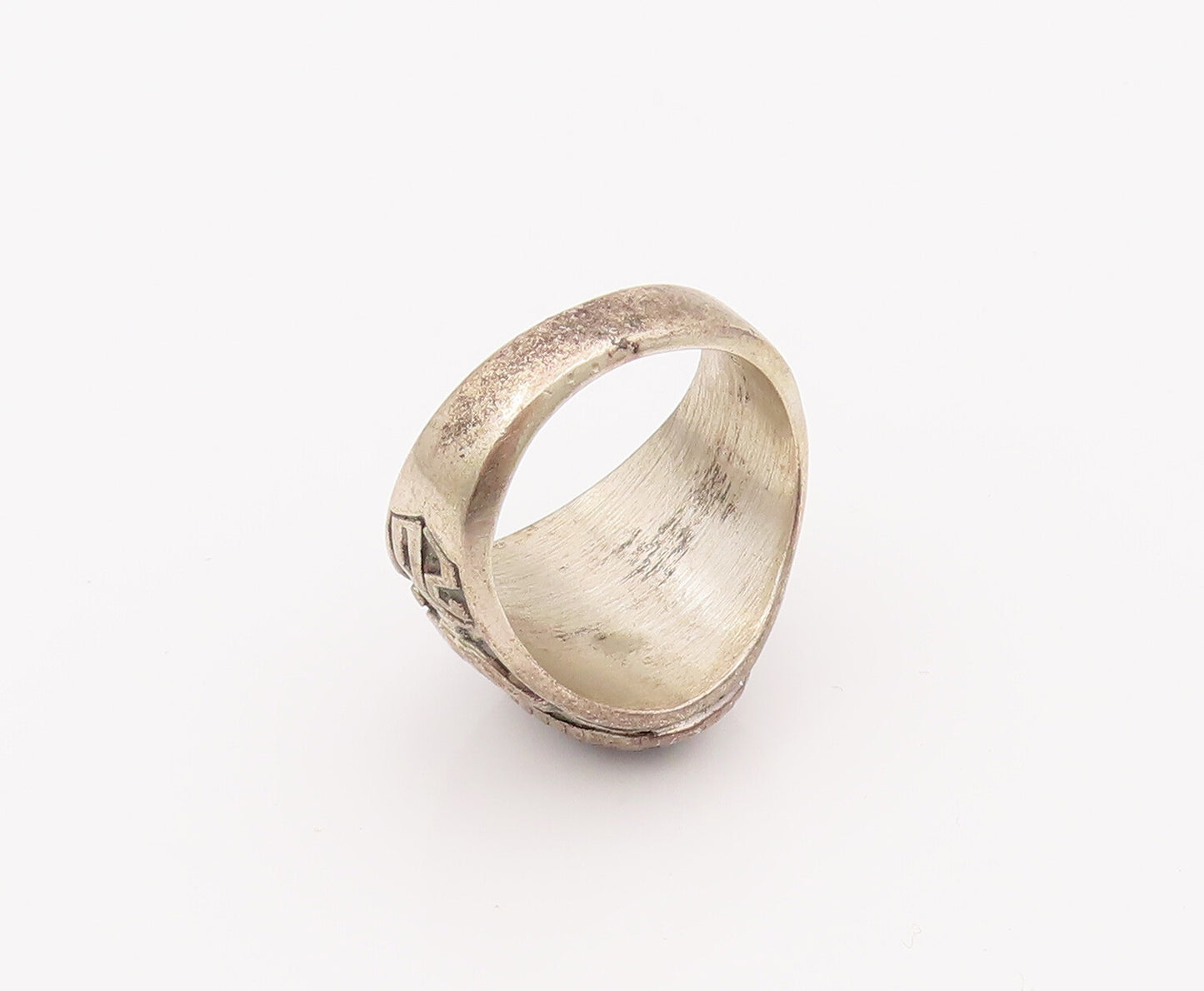 925 Sterling Silver Vintage Sapphire  2012 School Ring Sz 6.5  RG26520