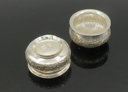 MIDDLE EAST 925 Sterling Silver  Vintage 2 Pcs Petite Trinket Bowls  TR3215