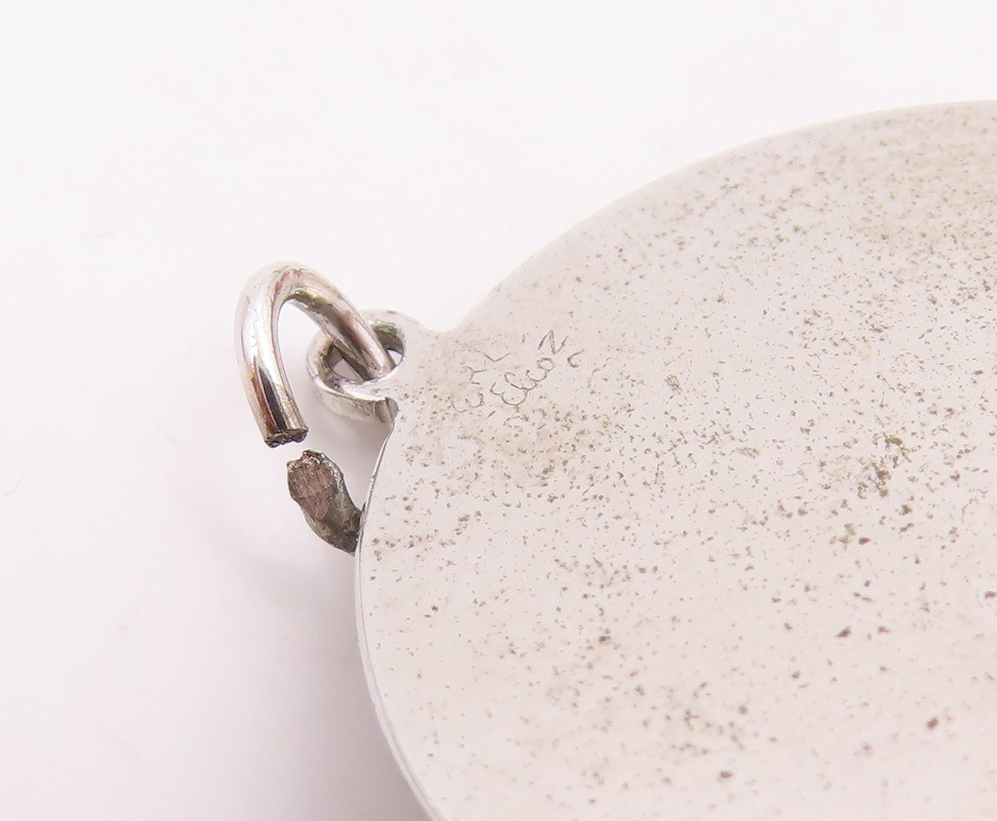 925 Sterling Silver  Vintage Shiny Cash Register Drop Pendant (OPENS)  PT7406