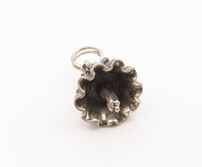 925 Sterling Silver  Vintage Petite Woman In Dress Pendant  PT19655