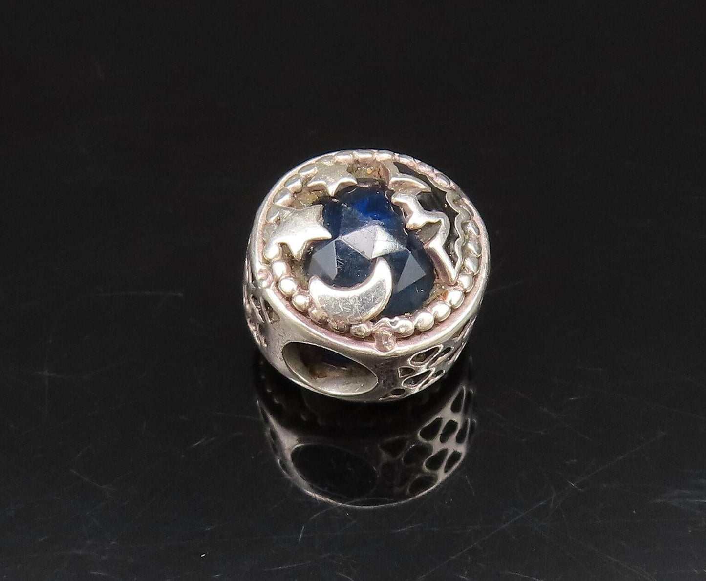 925 Sterling Silver  Vintage Enamel Topaz & Gemstones Loose Charms  TR3442