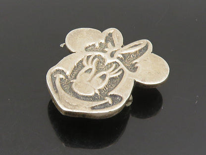 DISNEY 925 Sterling Silver  Vintage Minnie Mouse Face Brooch Pin  BP9272