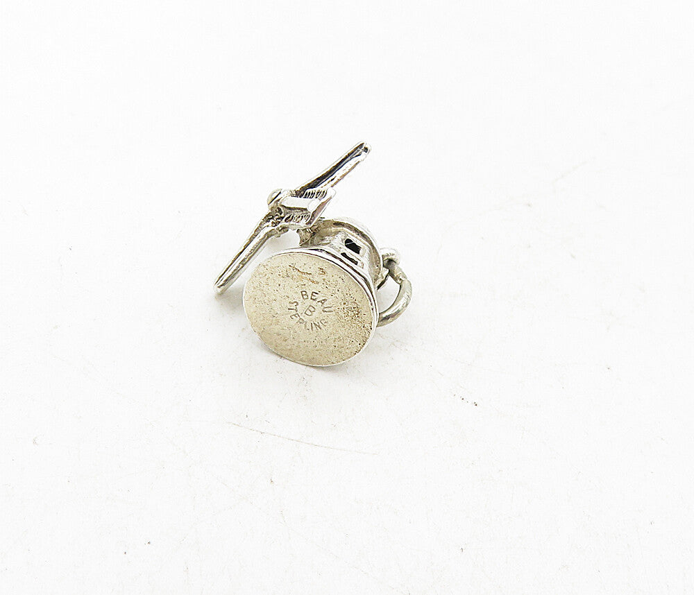 BEAU 925 Sterling Silver  Vintage Petite Spinning Windmill Pendant  PT6961