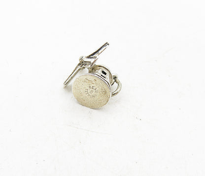 BEAU 925 Sterling Silver  Vintage Petite Spinning Windmill Pendant  PT6961