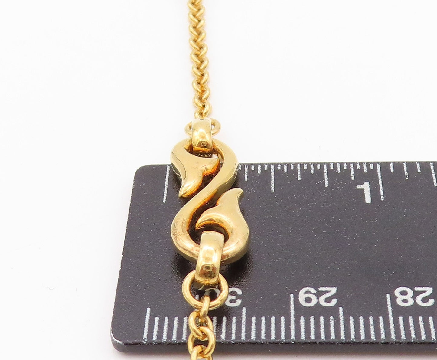 925 Sterling Silver Vintage Necklace Gold Plated Minimalist Green Pearls NE4507
