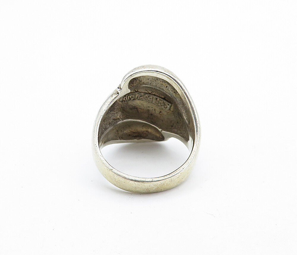 ESPO 925 Sterling Silver  Vintage Rope Twist Fluted Band Ring Sz 10  RG7048