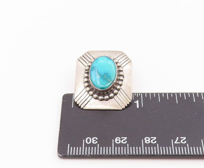 925 Sterling Silver Vintage Earrings NAVAJO Turquoise Single Pieces  EG14293