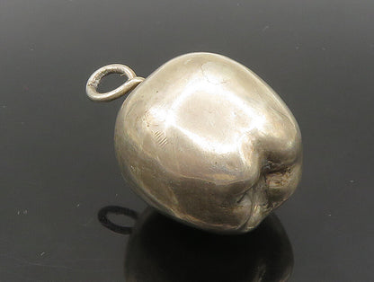 925 Sterling Silver  Vintage Shiny Hollow Apple Motif Table Trinket  TR3227