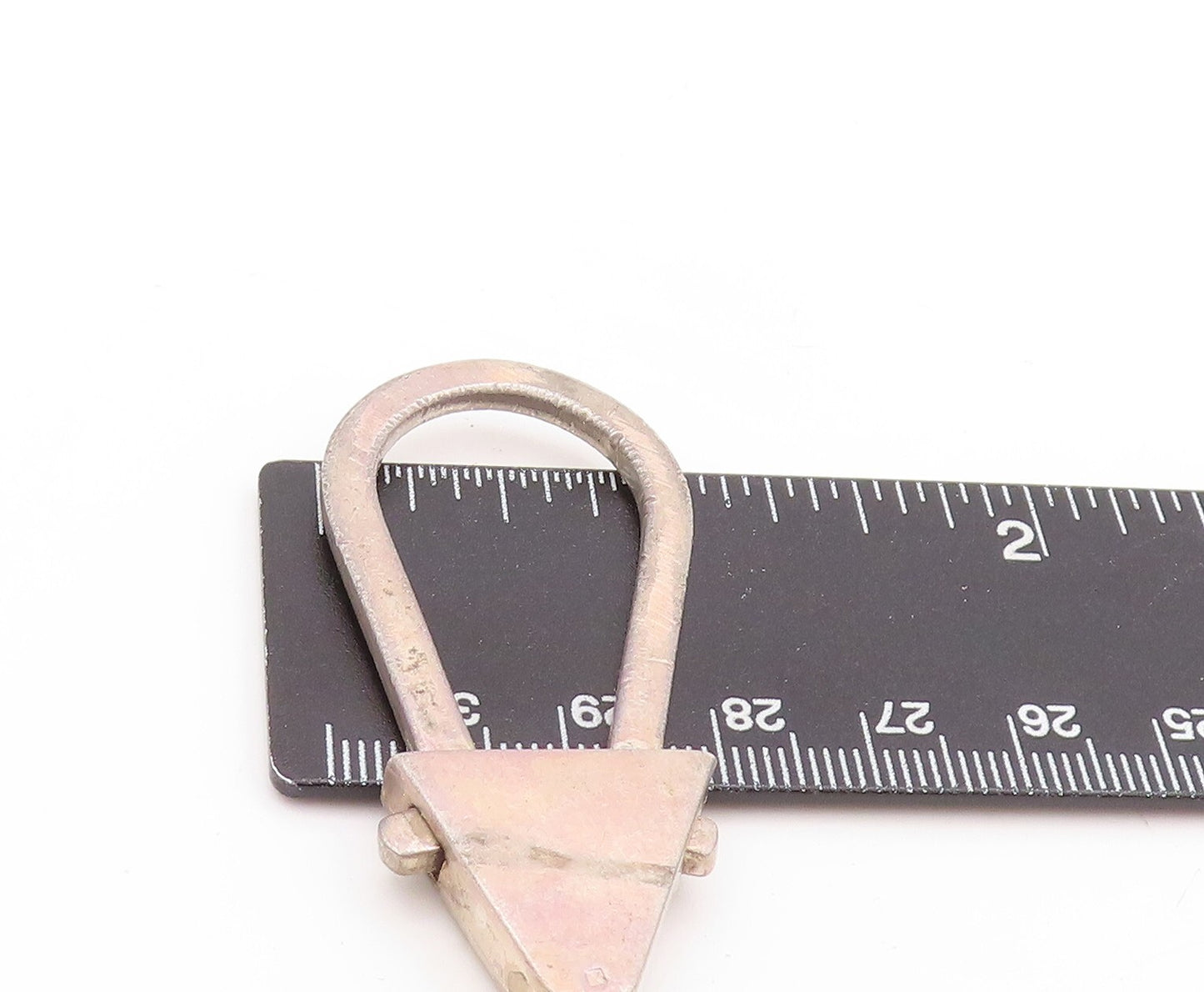 925 Sterling Silver Vintage Keychain MIDDLE EAST Designer Heart Shape Men TR3809