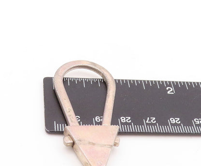 925 Sterling Silver Vintage Keychain MIDDLE EAST Designer Heart Shape Men TR3809