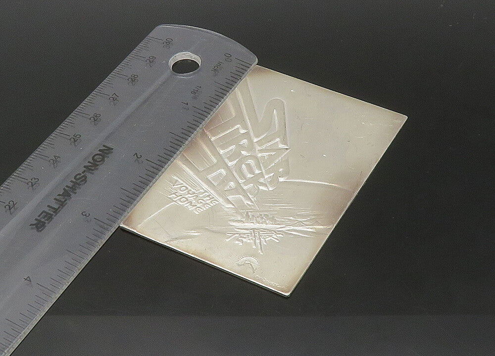 925 Sterling Silver  Vintage Shiny Star Trek Collection Card  TR3089