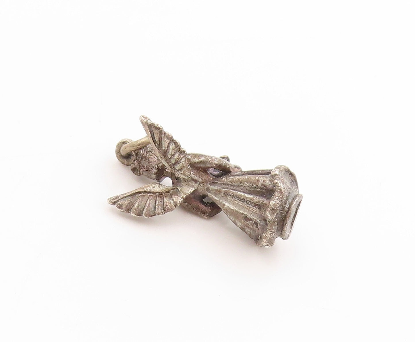 925 Sterling Silver Vintage Pendant Lucky Guardian Angel Of June Charm  PT25025