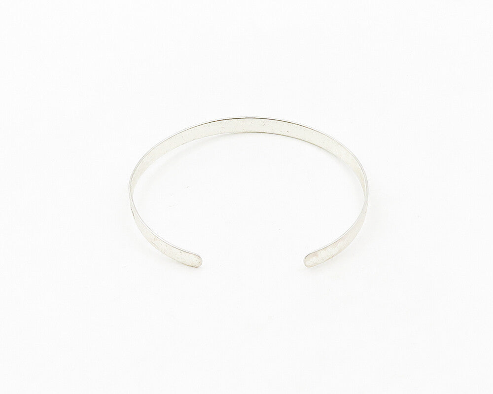 925 LA Sterling Silver  Vintage Believe In Dreams Quote Cuff Bracelet  BT7859
