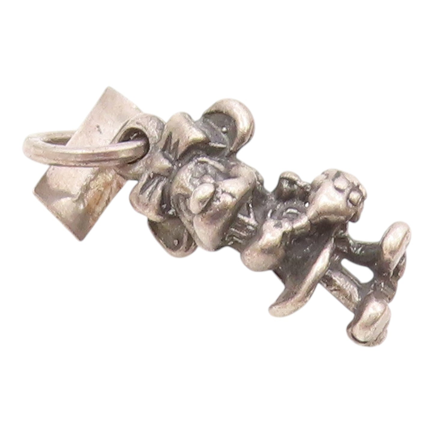 DISNEY 925 Sterling Silver  Vintage Petite Minnie Mouse Pendant  PT16710