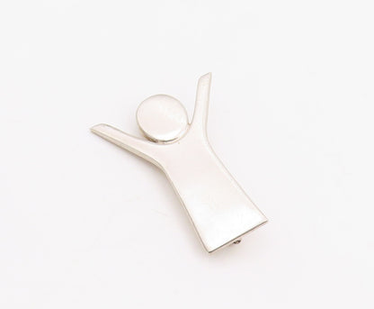 925 Sterling Silver Vintage Brooch Pin Classic Save The Children Symbol  BP12317