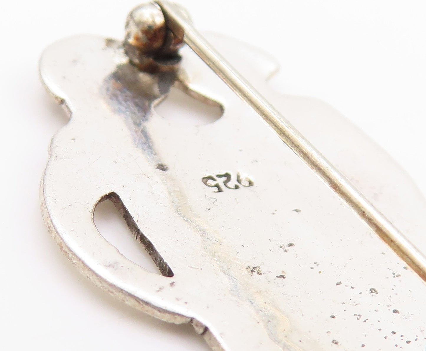 925 Sterling Silver Vintage Brooch Two Girls Hanging Around Best Friends BP11637