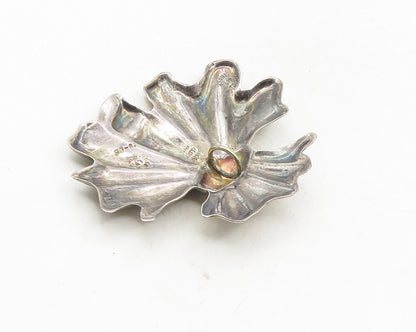 TAXCO MEXICO 925 Sterling Silver  Vintage Dark Tone Ribbon Pendant  PT7856
