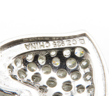 ROSS SIMON 925 Silver  Sparkling Cubic Zirconia Love Heart Pendant  PT11674