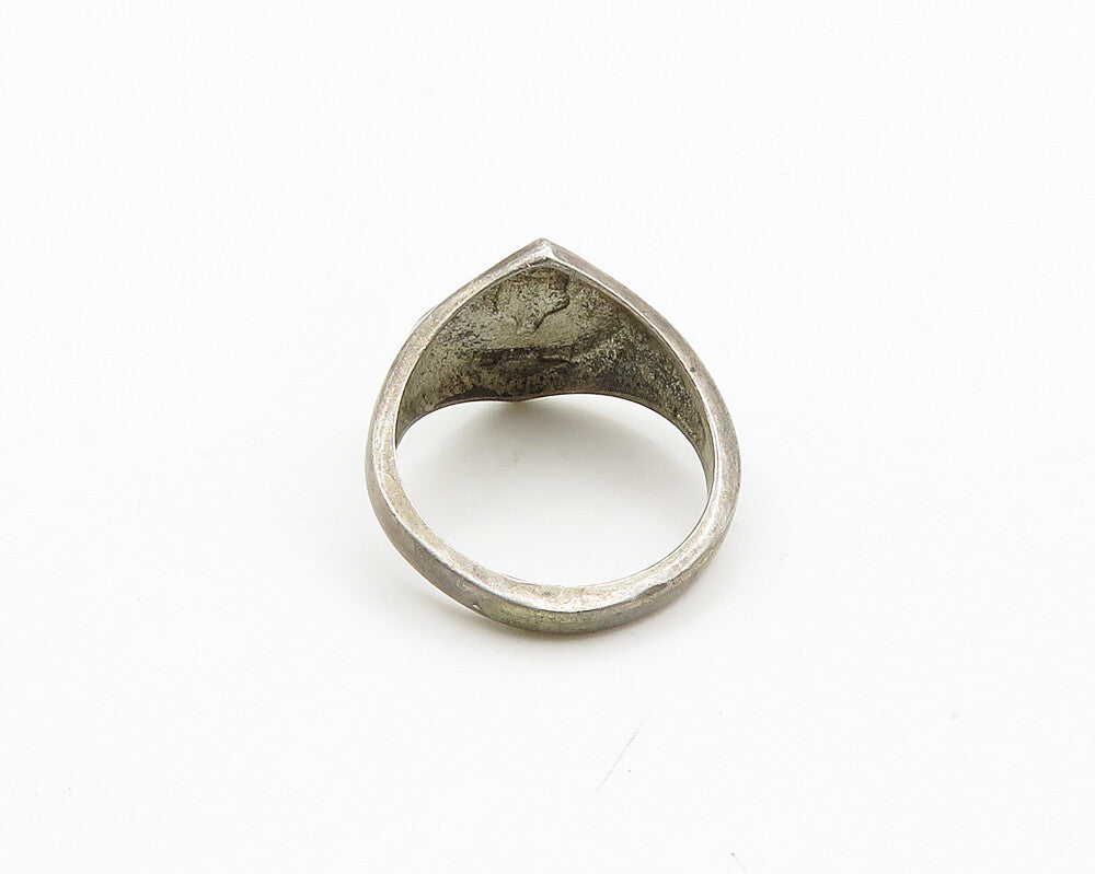 925 Sterling Silver Vintage Antique Boy Scouts Of America Ring Sz 5.5  RG19378