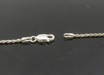 925 Sterling Silver  Vintage Hebrew Evil Eye Protection Chain Necklace  NE3684