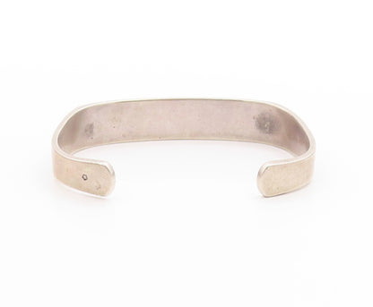 925 Sterling Silver Vintage Bracelet EUROPE Minimalist Polished Cuff  BT11365