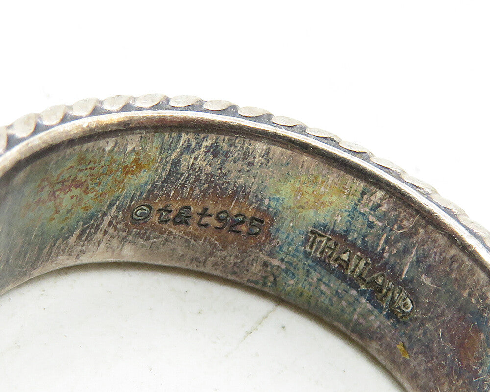 925 Sterling Silver  Vintage Friends Are Forever Spinner Ring Sz 9.5  RG9540