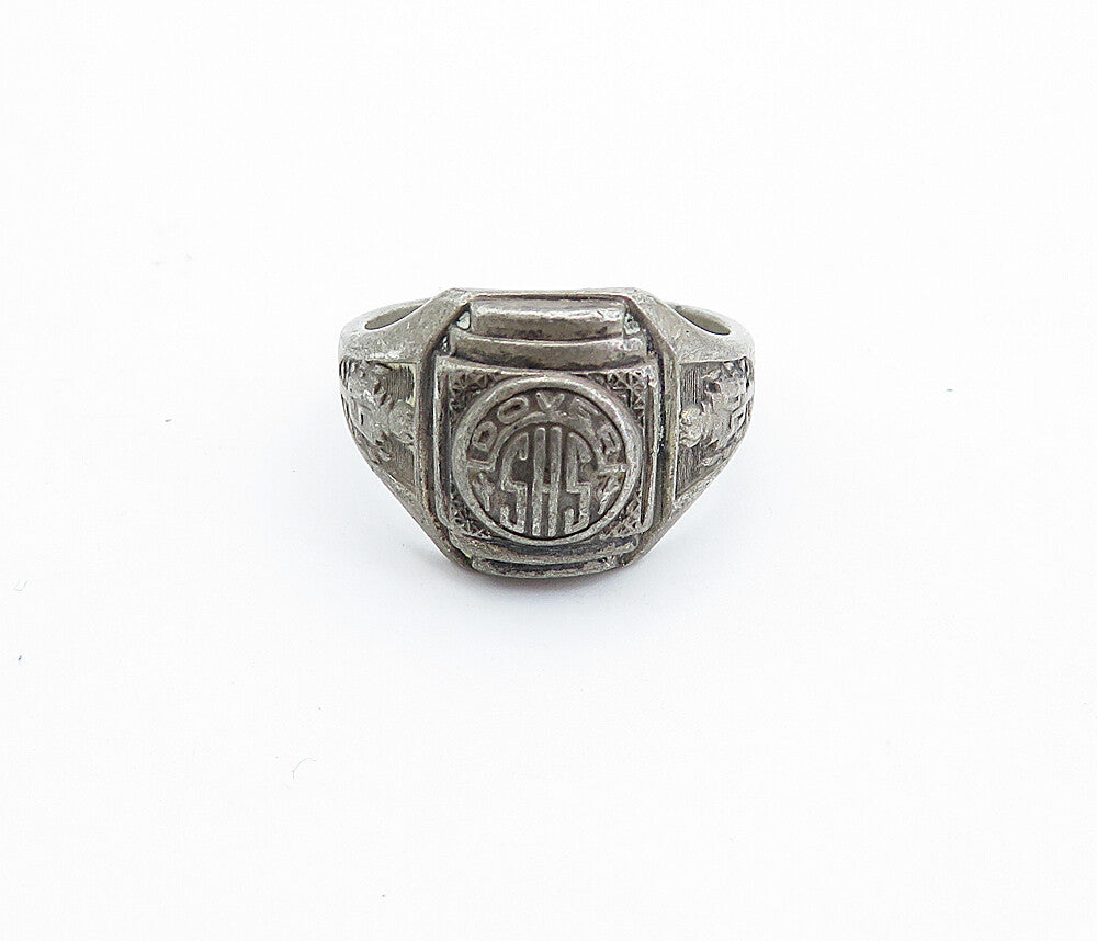 BALFOUR 925 Sterling Silver Vintage Dark Tone 1954 Class Ring Sz 6.5 RG4849