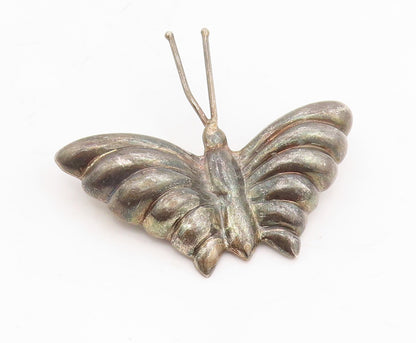 925 Sterling Silver Vintage Brooch Pin ANTONIO PINEDA Puffed Butterfly  BP11453
