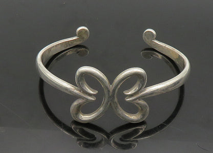 JAMES AVERY 925 Silver  Vintage Shiny Open Butterfly Cuff Bracelet  BT8070