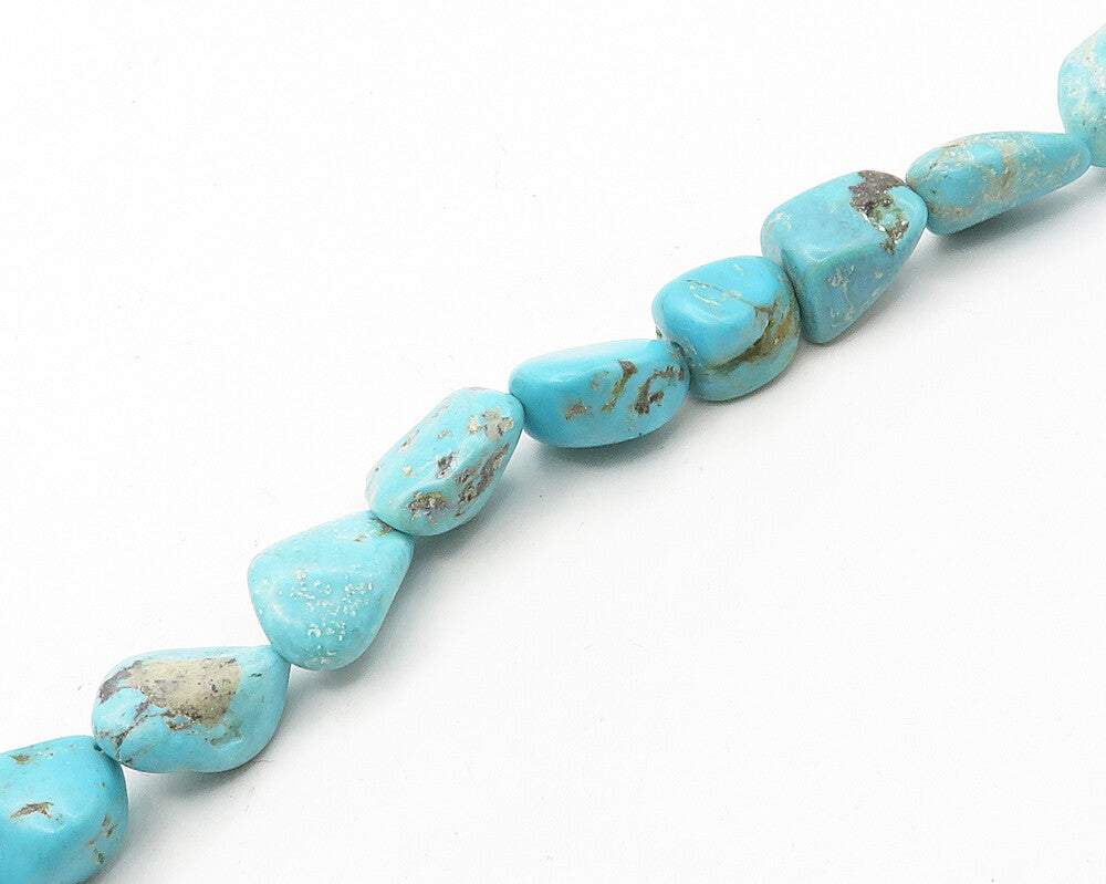 DTR JAY KING 925 Silver  Vintage Turquoise Heavy Beaded Chain Necklace NE2895