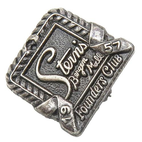 925 Sterling Silver  Vintage Petite Stern's Founders Club Brooch Pin  BP4241
